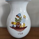 Hand decorated vase