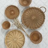 Wall composition vintage baskets