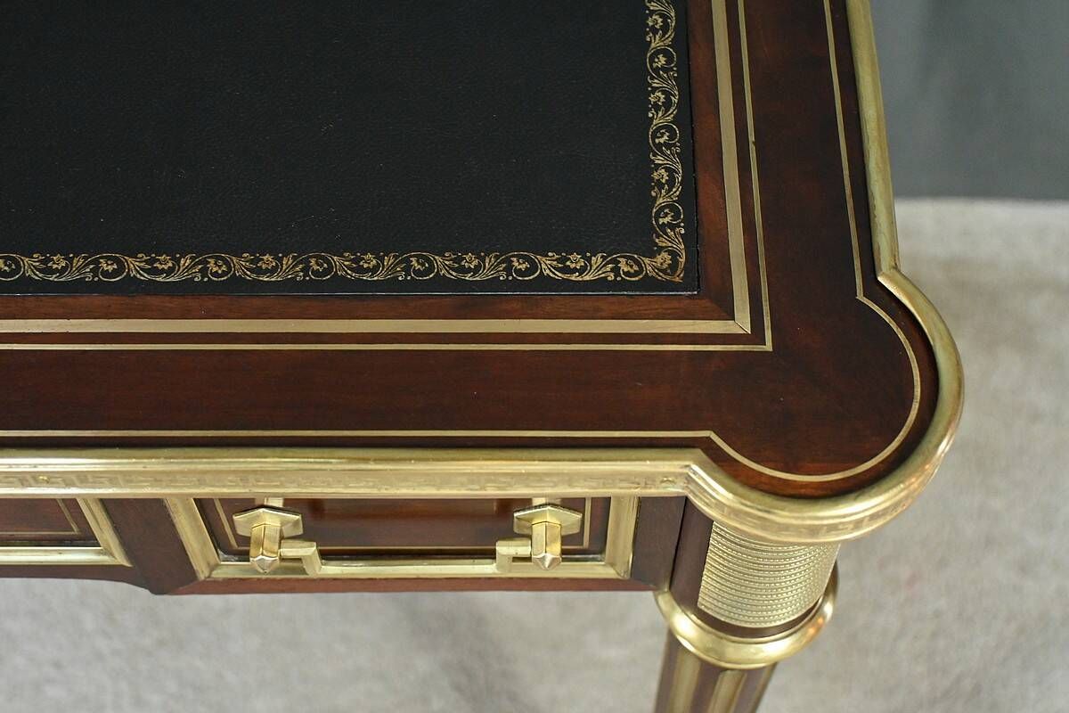 Small Louis XVI style mahogany desk, Napoleon III period – Mid-19th century