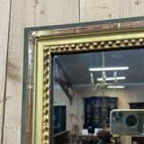 Mirror early twentieth in gilded wood