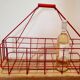 Vintage metal bottle holder