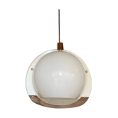 Suspension vintage teck et plexiglass seventies