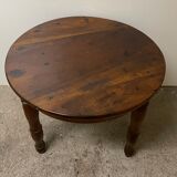 Small table with walnut band