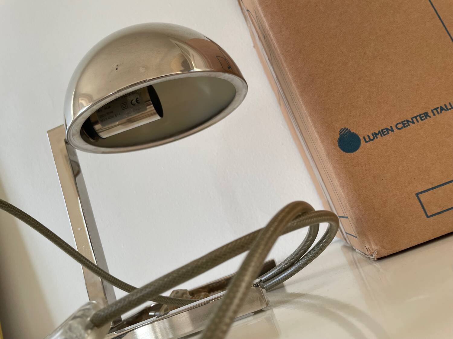 Lamp Lumen Italy MJA Jacques Adnet