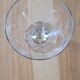 8 verres à pied anciens en verre gravé