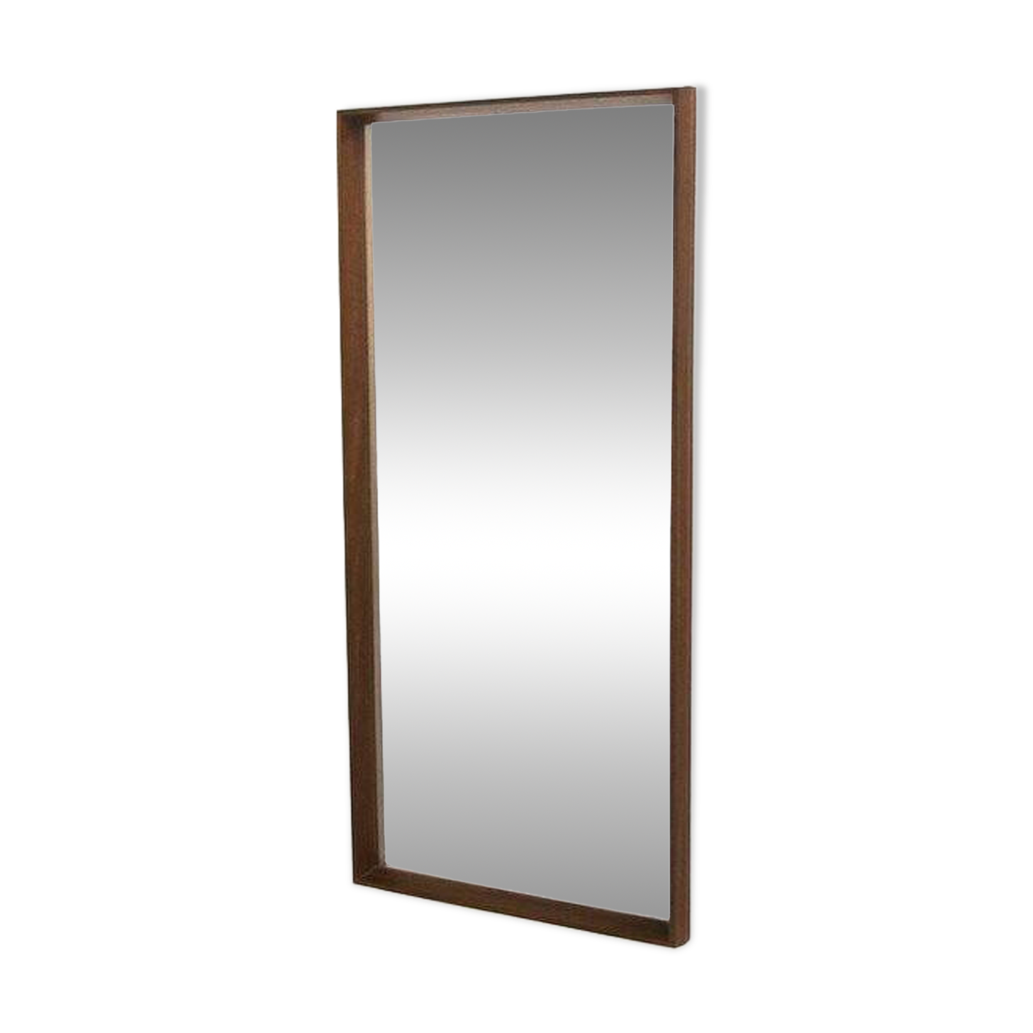 Scandinavian teak mirror, Sweden 1960, 98 x 45cm