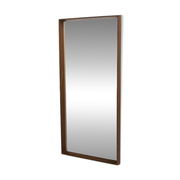 Scandinavian teak mirror, Sweden 1960, 98 x 45cm