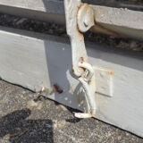 Rectangular shutters with louvers