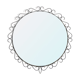 Miroir métallique des années 1950