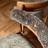 Série de 4 chaises Johannes Andersen pour Samcom vintage