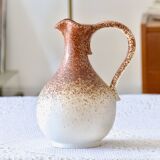 Large speckled ceramic handcrafted pitcher
