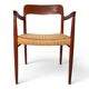 Møller Model 56 Teak Chair by Niels Otto Møller for J.L. Møllers, 1956