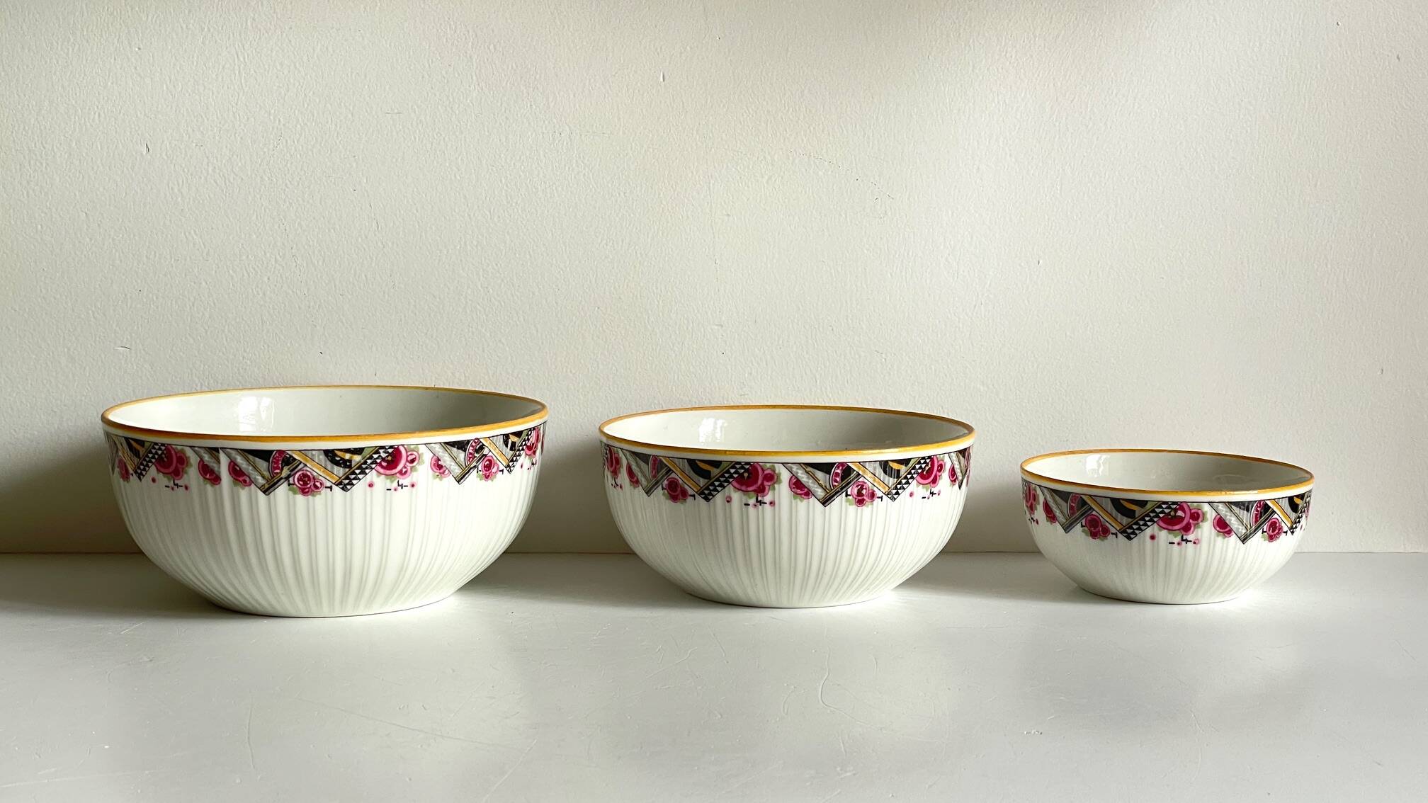 Saladiers mehun decor art deco