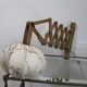 Applique murale/lampe à ciseaux. Holz Teak , Linus Bopp Limbach. Années 1970