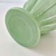 Vintage 1950s opaline glass table lamp in iridescent green 50s 1950s