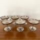 Old silver metal standing ice cups