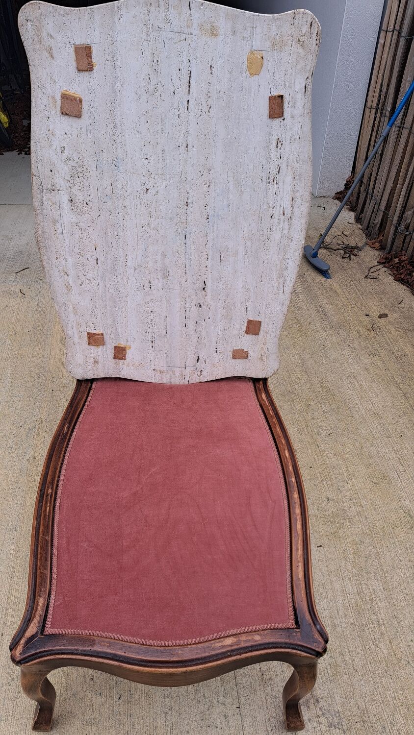 Wood and marble coffee table