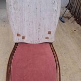 Wood and marble coffee table