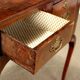 Antique Chippendale writing desk in walnut, oak, and fir, 18th century.