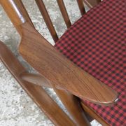 Frank Reenskaug, Bramin Møbler rocking chair Danish teak 60s
