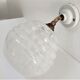 Wall lamp glass Clichy white brass porcelain 30s