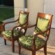 Pair of Charles X restoration period armchairs – 19th century