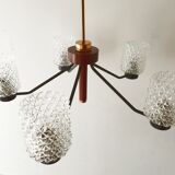 Scandinavian vintage chandelier 1960