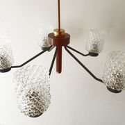 Scandinavian vintage chandelier 1960