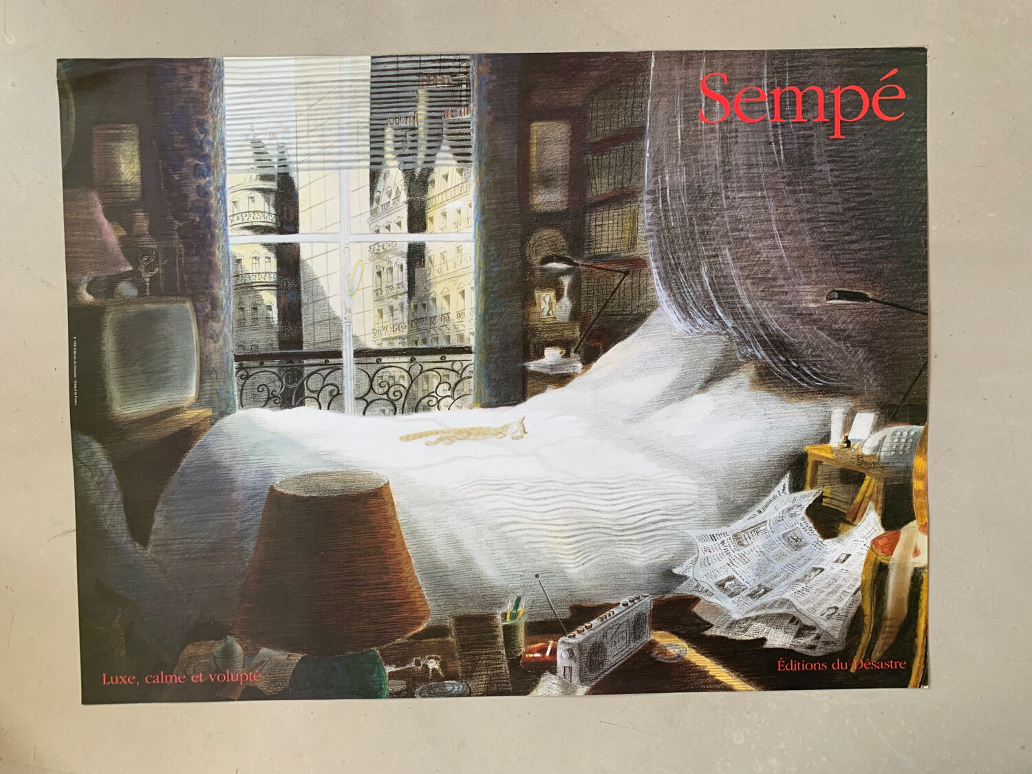 Original poster Sempé 1990