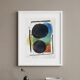 Original framed abstract artwork - Bertrand Mugabure