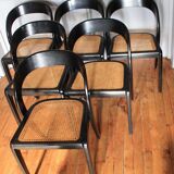 Set of six Baumann Gondoles canchairs