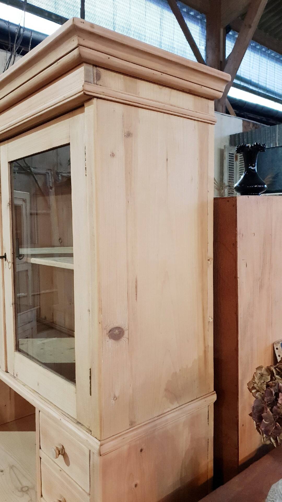 Old sideboard in two parts