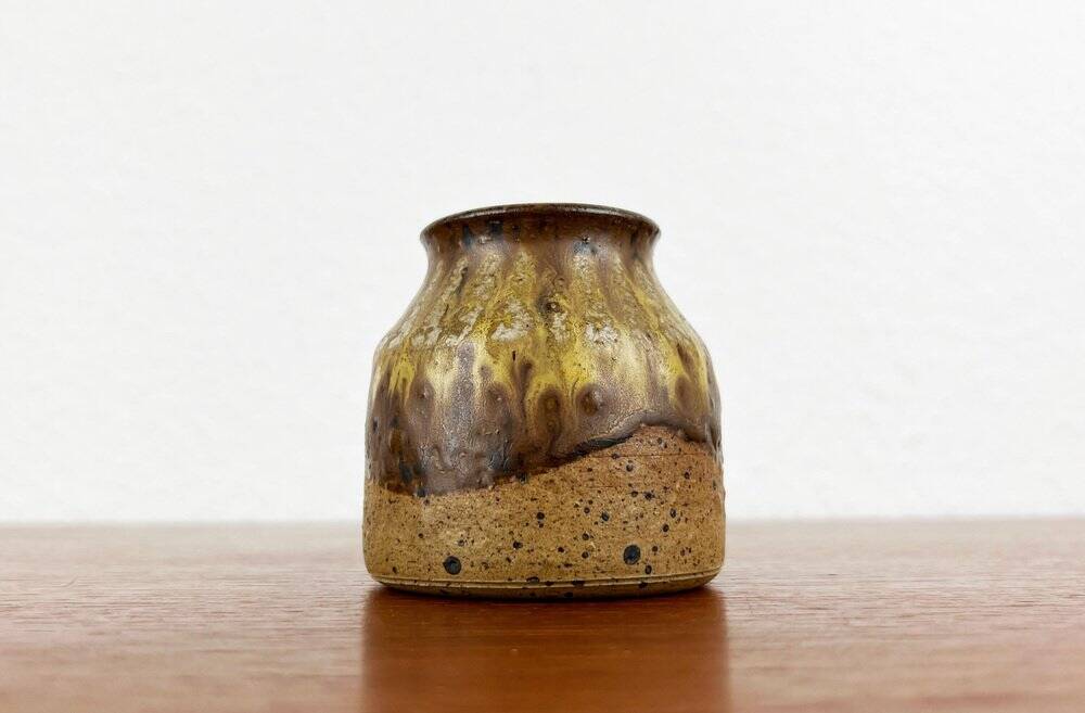 Small ceramic vase from a German workshop from the mid-century by Walter Stürmer, 1960s.