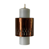Mid-century brass and glass ceiling light, 1960s, Germany