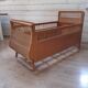 Child bed wood and rattan
