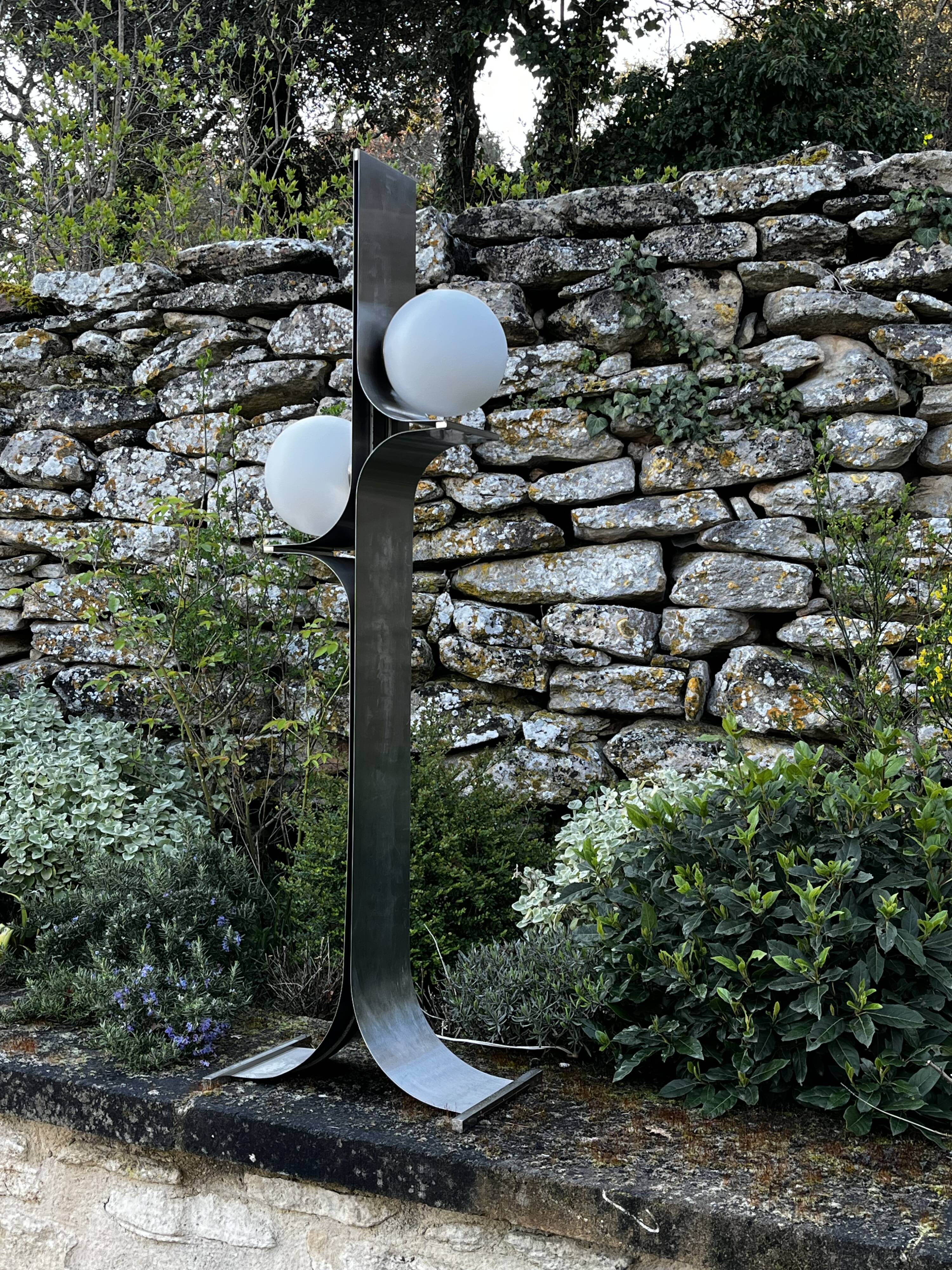 Brutalist floor lamp