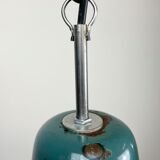 Industrial Green Enamel Factory Pendant Lamp, 1960s