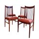 Rosewood chair and leather model 422 by Arne Vodder