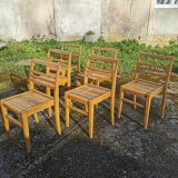 Série de 6 chaises René Gabriel