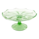 Art Deco cake stand, glass, Ząbkowice, Poland, 1970s