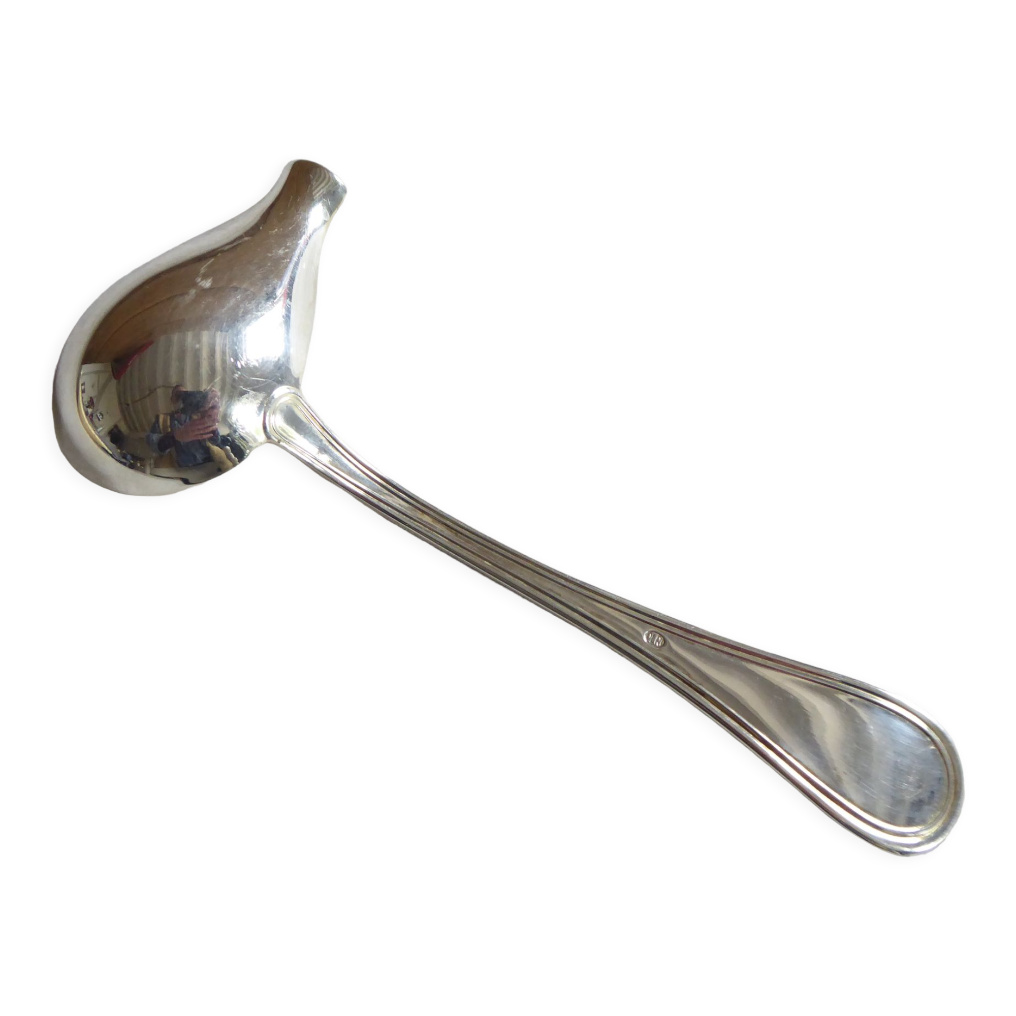 Sauce spoon, olri, silver metal, 15 cm