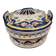 Pot avec couvercle en Porcelaine de Rouen