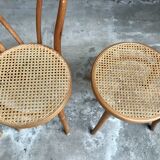 Series of 4 bistro chairs cyears beech light