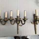Bronze 8 sconces and chandelier