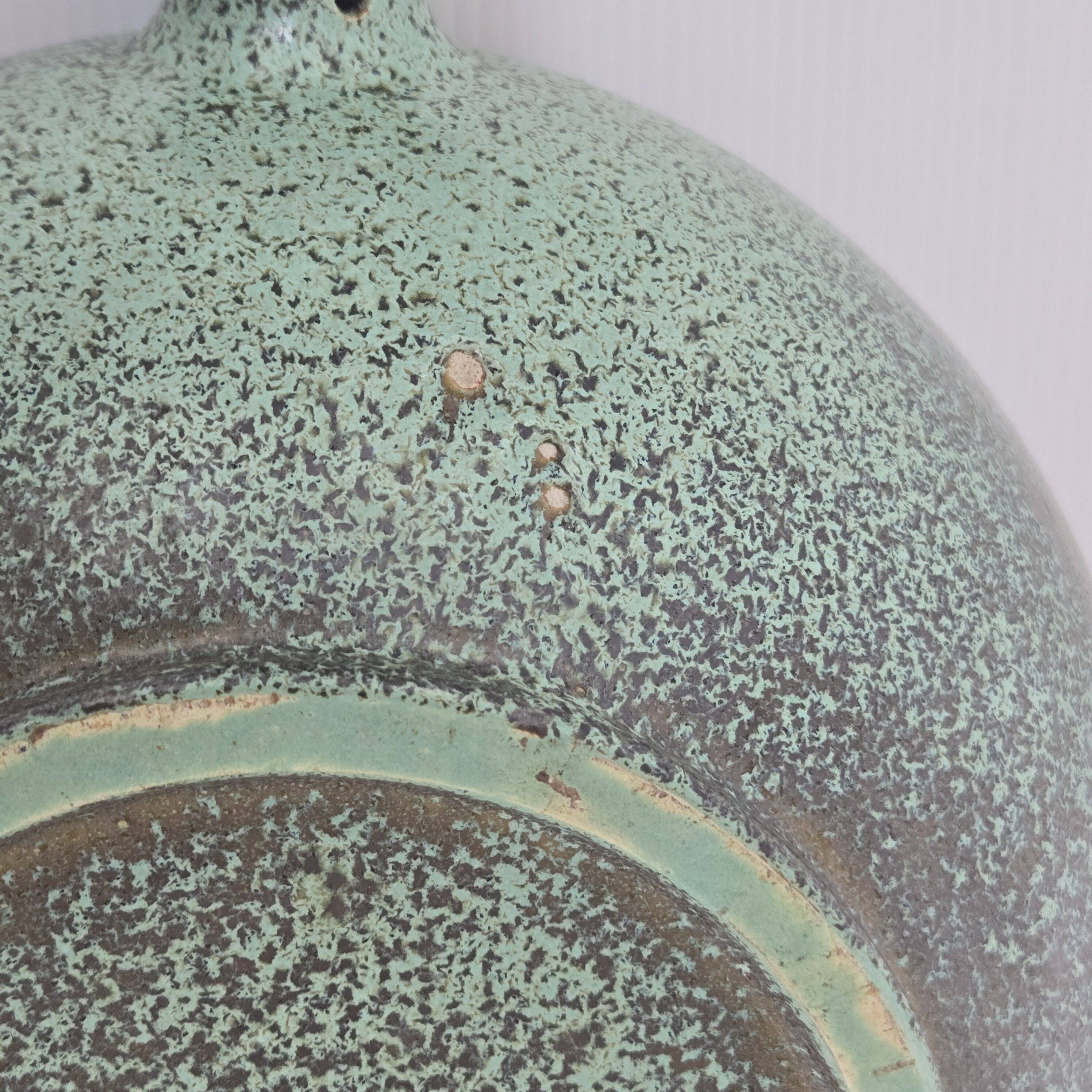 Lunetta Vallauris soup tureen and salad bowl in gilded ceramic, 1960