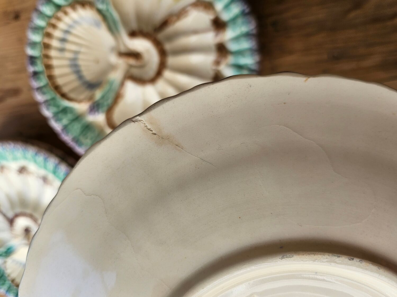 Longchamp Terre de Fer asparagus plates