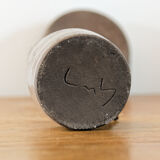 Duo of terracotta ramekins "hen" signed