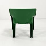 Vicario armchair in green by Vico Magistretti for Artemide, 1970