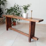 Wooden bench, 70s-80s