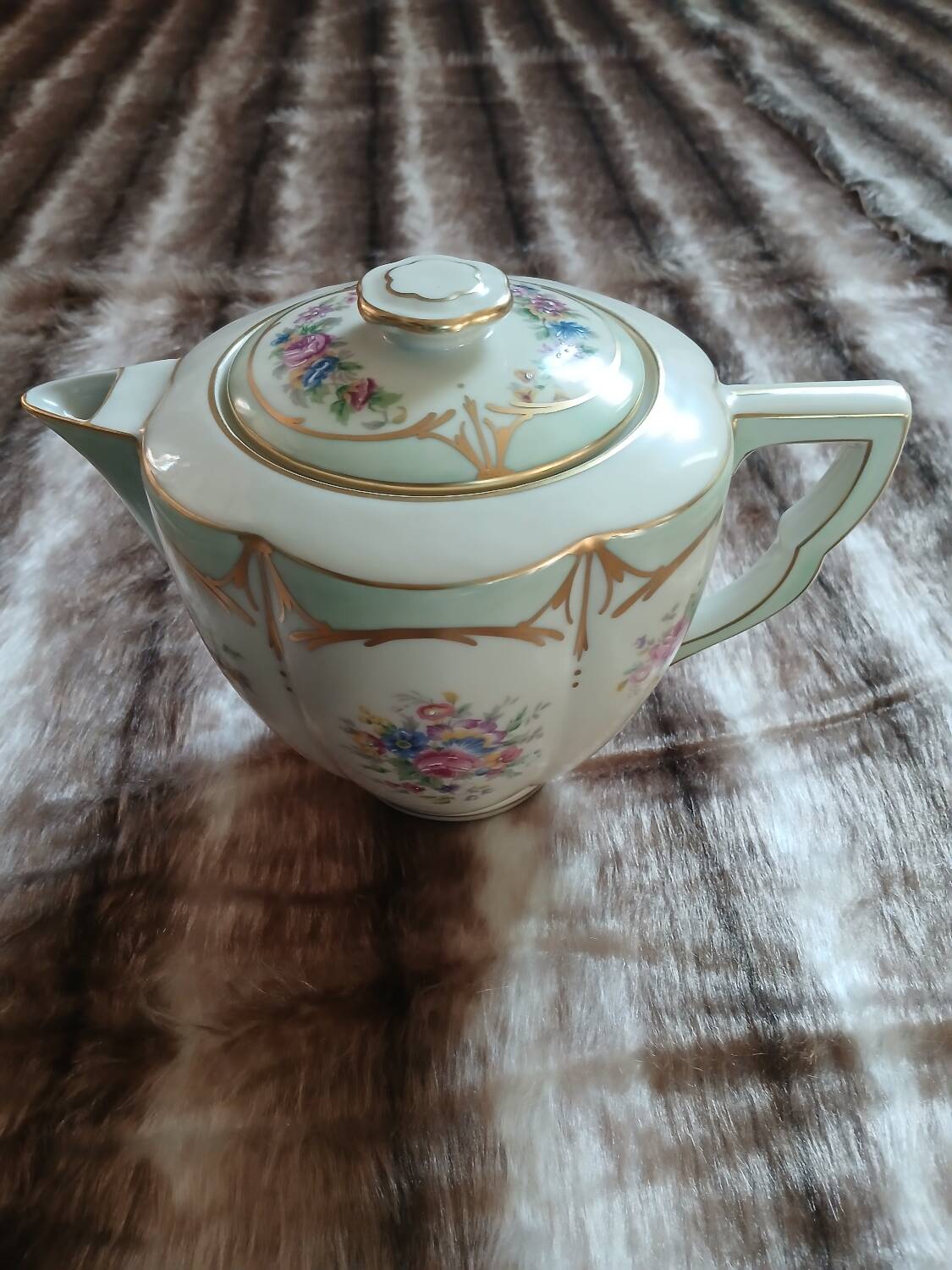 Antique fine porcelain tea set